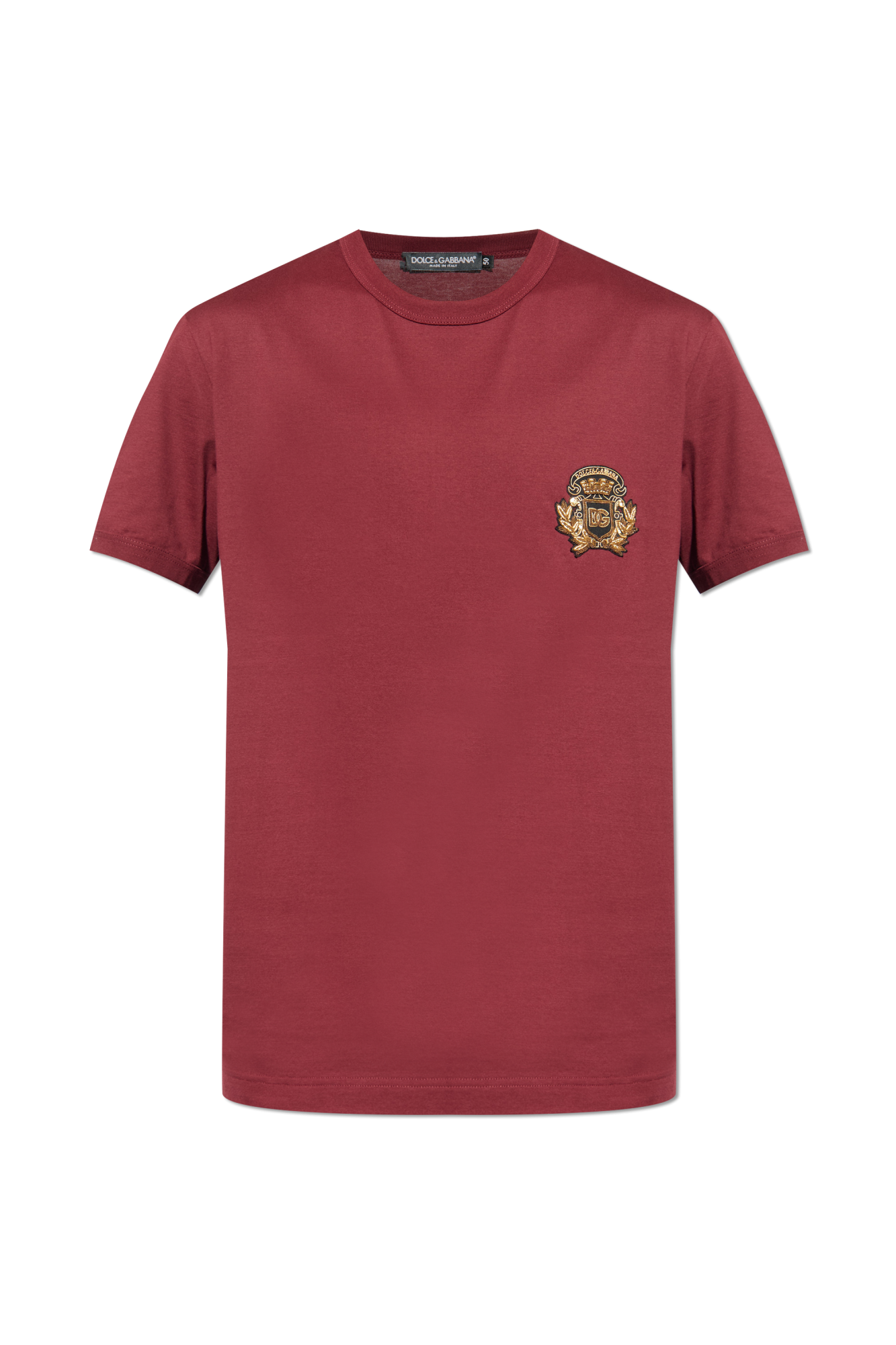 Red T-shirt with an applique Dolce & Gabbana - Vitkac AS